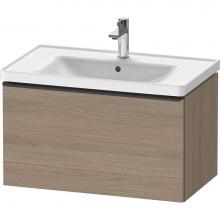 Duravit DE425503535 - D-Neo One Drawer Wall-Mount Vanity Unit Oak Terra