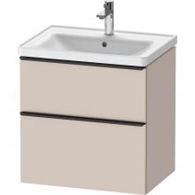 Duravit DE435409191 - D-Neo One Drawer Wall-Mount Vanity Unit Taupe