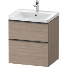 Duravit DE4359035350000 - D-Neo Vanity Unit Wall-Mounted Oak Terra