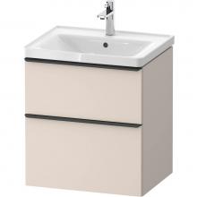 Duravit DE4359091910000 - D-Neo Vanity Unit Wall-Mounted Taupe