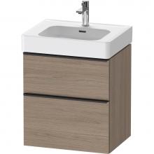 Duravit DE4376035350000 - D-Neo Vanity Unit Wall-Mounted Oak Terra