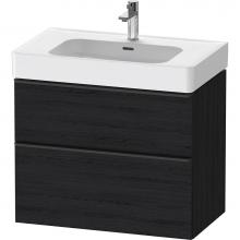 Duravit DE4377016160000 - D-Neo Vanity Unit Wall-Mounted Oak Black