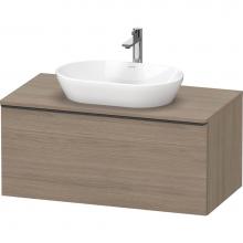 Duravit DE494803535 - D-Neo One Drawer Wall-Mount Vanity Unit Oak Terra