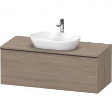 Duravit DE494903535 - D-Neo One Drawer Wall-Mount Vanity Unit Oak Terra