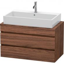 Duravit DS530802121 - Duravit DuraStyle Vanity Unit for Console  Dark Walnut