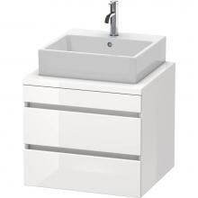 Duravit DS531502222 - Duravit DuraStyle Vanity Unit for Console  White High Gloss