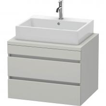 Duravit DS531600707 - Duravit DuraStyle Vanity Unit for Console  Concrete Gray Matte