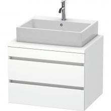 Duravit DS531601818 - Duravit DuraStyle Vanity Unit for Console  White Matte