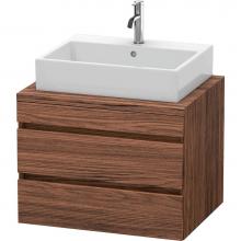 Duravit DS531602121 - Duravit DuraStyle Vanity Unit for Console  Dark Walnut