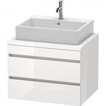 Duravit DS531602243 - Duravit DuraStyle Vanity Unit for Console  White High Gloss