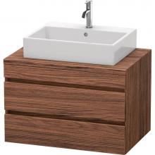 Duravit DS531702121 - Duravit DuraStyle Vanity Unit for Console  Dark Walnut