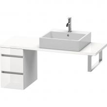 Duravit DS532502222 - Duravit DuraStyle Low Cabinet for Console  White High Gloss