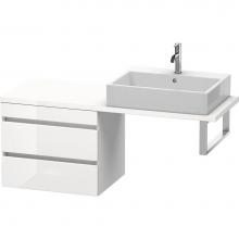 Duravit DS532802218 - Duravit DuraStyle Low Cabinet for Console  White High Gloss