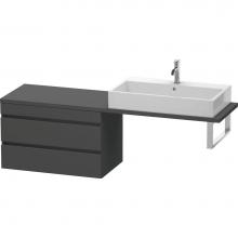 Duravit DS532904949 - Duravit DuraStyle Low Cabinet for Console  Graphite Matte