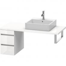 Duravit DS533502222 - Duravit DuraStyle Low Cabinet for Console  White High Gloss