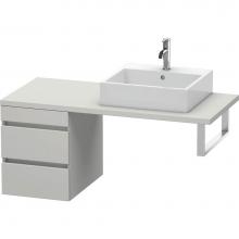 Duravit DS533600707 - Duravit DuraStyle Low Cabinet for Console  Concrete Gray Matte