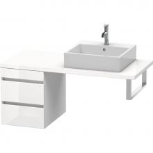 Duravit DS533602222 - Duravit DuraStyle Low Cabinet for Console  White High Gloss