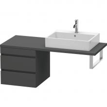 Duravit DS533704949 - Duravit DuraStyle Low Cabinet for Console  Graphite Matte