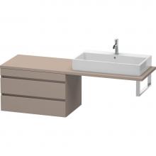 Duravit DS533904343 - Duravit DuraStyle Low Cabinet for Console  Basalt Matte