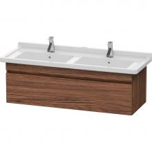 Duravit DS639002121 - Duravit DuraStyle One Drawer Wall-Mount Vanity Unit Walnut Dark