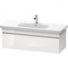 Duravit DS639509118 - Duravit DuraStyle One Drawer Wall-Mount Vanity Unit Taupe|White