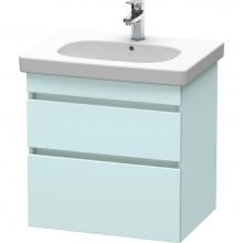 Duravit DS648300909 - Duravit DuraStyle Vanity Unit Wall-Mounted  Light Blue Matte