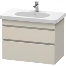 Duravit DS648409191 - Duravit DuraStyle Two Drawer Wall-Mount Vanity Unit Taupe