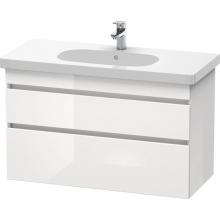 Duravit DS648500918 - Duravit DuraStyle Two Drawer Wall-Mount Vanity Unit Light Blue|White