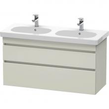 Duravit DS648609191 - Duravit DuraStyle Two Drawer Wall-Mount Vanity Unit Taupe