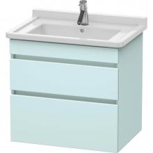 Duravit DS648700909 - Duravit DuraStyle Vanity Unit Wall-Mounted  Light Blue Matte