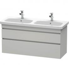 Duravit DS649800707 - Duravit DuraStyle Two Drawer Wall-Mount Vanity Unit Concrete Gray