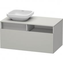 Duravit DS6784L0707 - Duravit DuraStyle Vanity Unit Wall-Mounted  Concrete Gray Matte