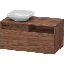 Duravit DS6784L2121 - Duravit DuraStyle Vanity Unit Wall-Mounted  Dark Walnut