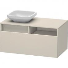 Duravit DS6784L9191 - Duravit DuraStyle Vanity Unit Wall-Mounted  Taupe Matte