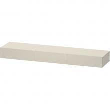 Duravit DS827309191 - Duravit DuraStyle Shelf With Drawer  Taupe Matte