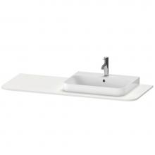 Duravit HP031KR3939 - Happy D.2 Plus Console with One Sink Cut-Out Nordic White