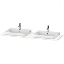 Duravit HP032HB2222 - Happy D.2 Plus Console with Two Sink Cut-Outs White