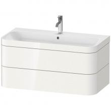 Duravit HP4638O2222 - Happy D.2 Plus Two Drawer C-Bonded Wall-Mount Vanity Kit White