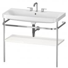 Duravit HP4838T2222 - Duravit Happy D.2 Plus C-Shaped Metal Console  White High Gloss