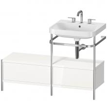 Duravit HP4855T2222 - Duravit Happy D.2 Plus C-Shaped Metal Console  White High Gloss