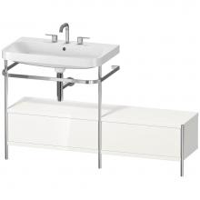 Duravit HP4862T2222 - Duravit Happy D.2 Plus C-Shaped Metal Console  White High Gloss