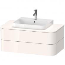 Duravit HP497102222 - Happy D.2 Plus Two Drawer Wall-Mount Vanity Unit White