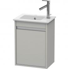 Duravit KT6417L0707 - Duravit Ketho Vanity Unit Wall-Mounted  Concrete Gray Matte