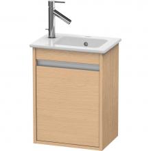 Duravit KT6417R3030 - Ketho One Door Wall-Mount Vanity Unit Natural Oak