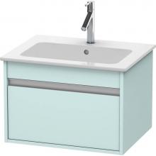 Duravit KT641800909 - Duravit Ketho Vanity Unit Wall-Mounted  Light Blue Matte