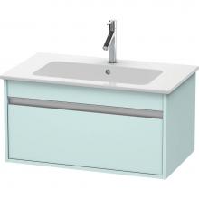 Duravit KT641900909 - Duravit Ketho Vanity Unit Wall-Mounted  Light Blue Matte