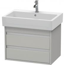 Duravit KT662400707 - Duravit Ketho Two Drawer Wall-Mount Vanity Unit White