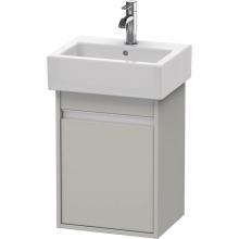 Duravit KT6630R0707 - Duravit Ketho Wall-Mount Vanity Unit Concrete Gray