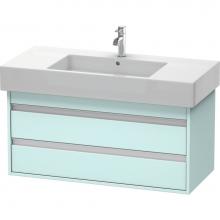 Duravit KT664100909 - Duravit Ketho Vanity Unit Wall-Mounted  Light Blue Matte