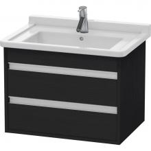 Duravit KT664301616 - Ketho Wall-Mount Vanity Unit Oak Black